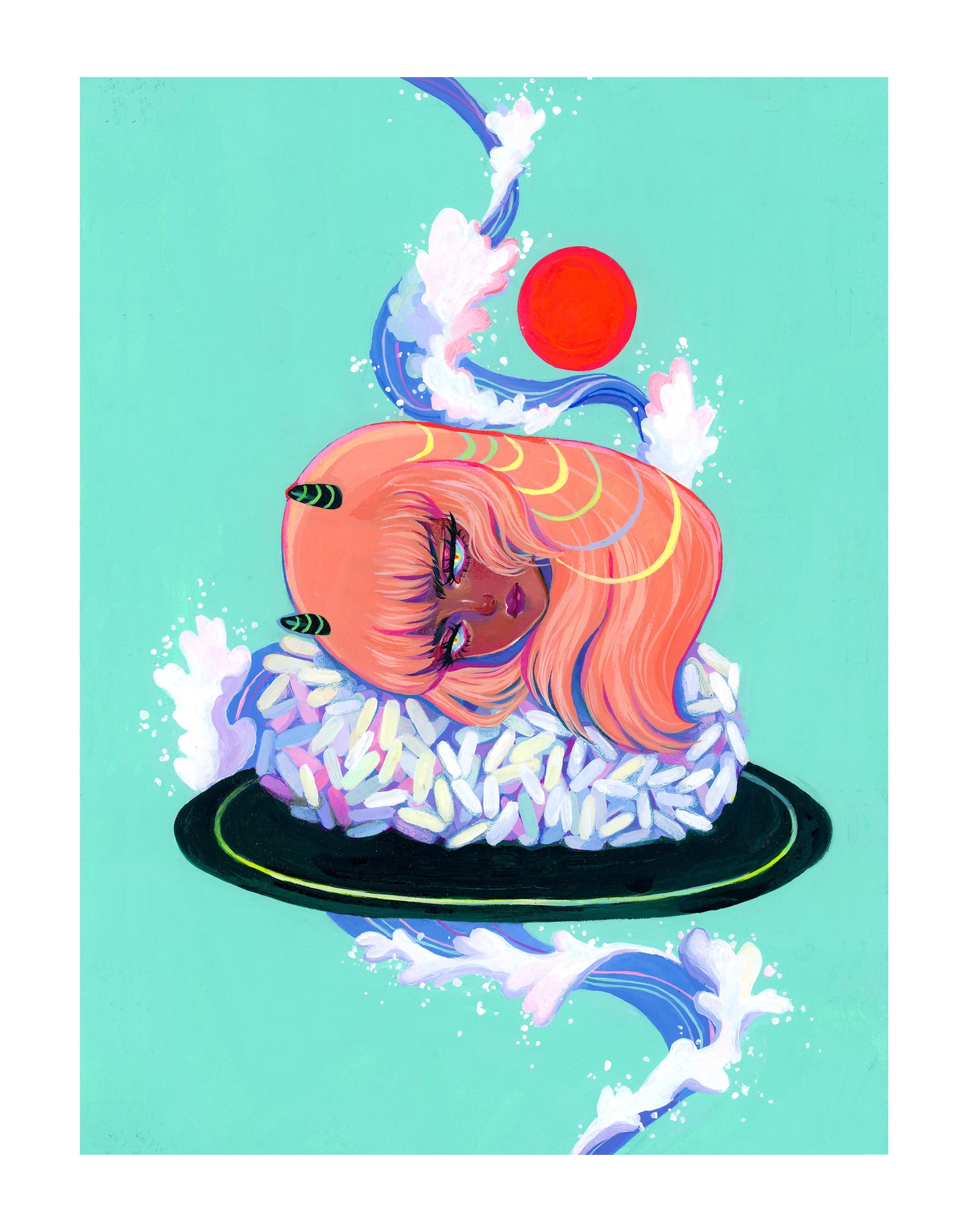 Sake Ascension (Salmon Nigiri Sushi Girl)