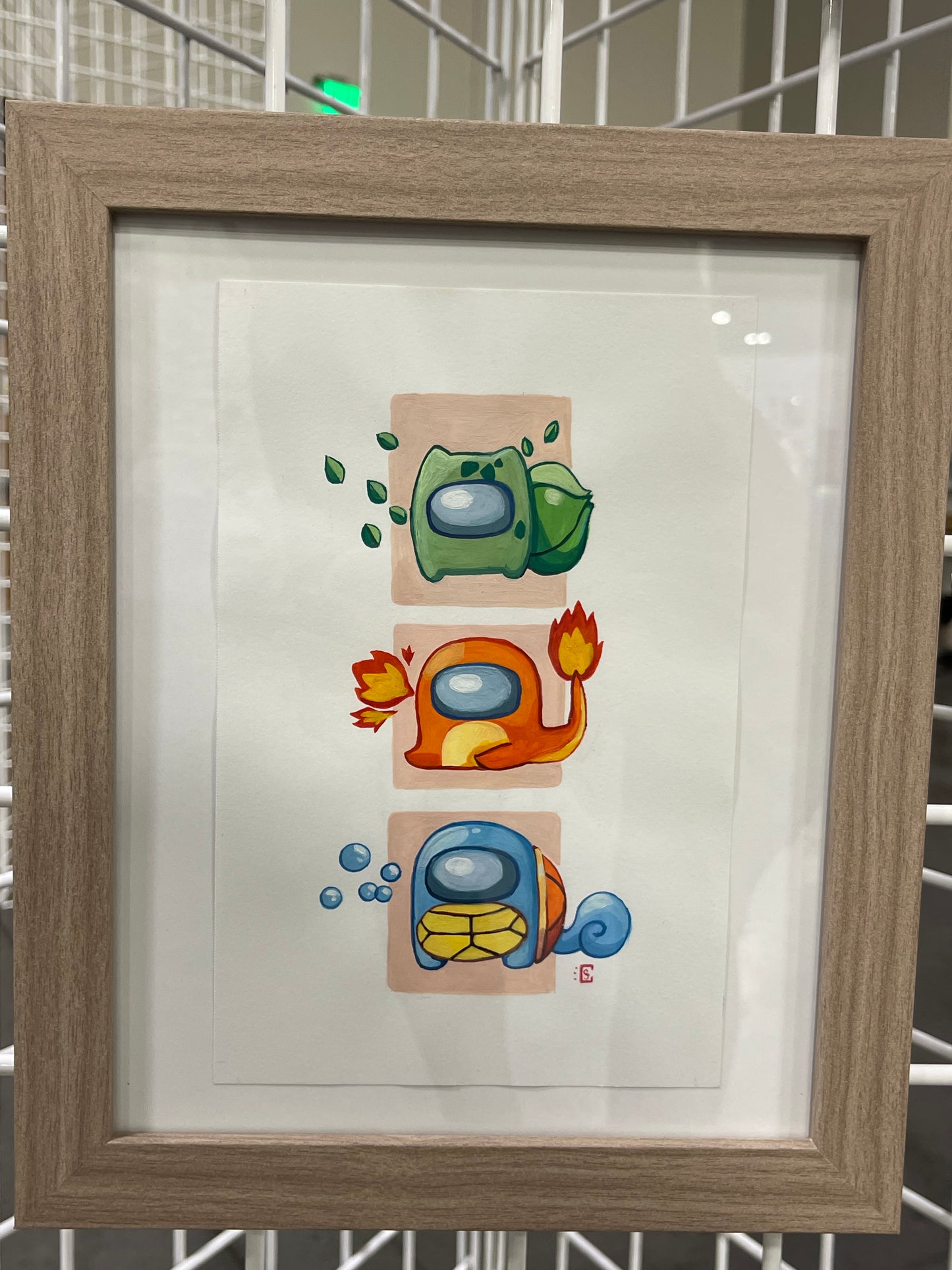 Sus Pokémon (Original Framed Painting)