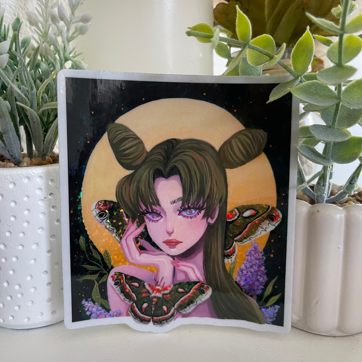 Cecropia Moth (Sticker)