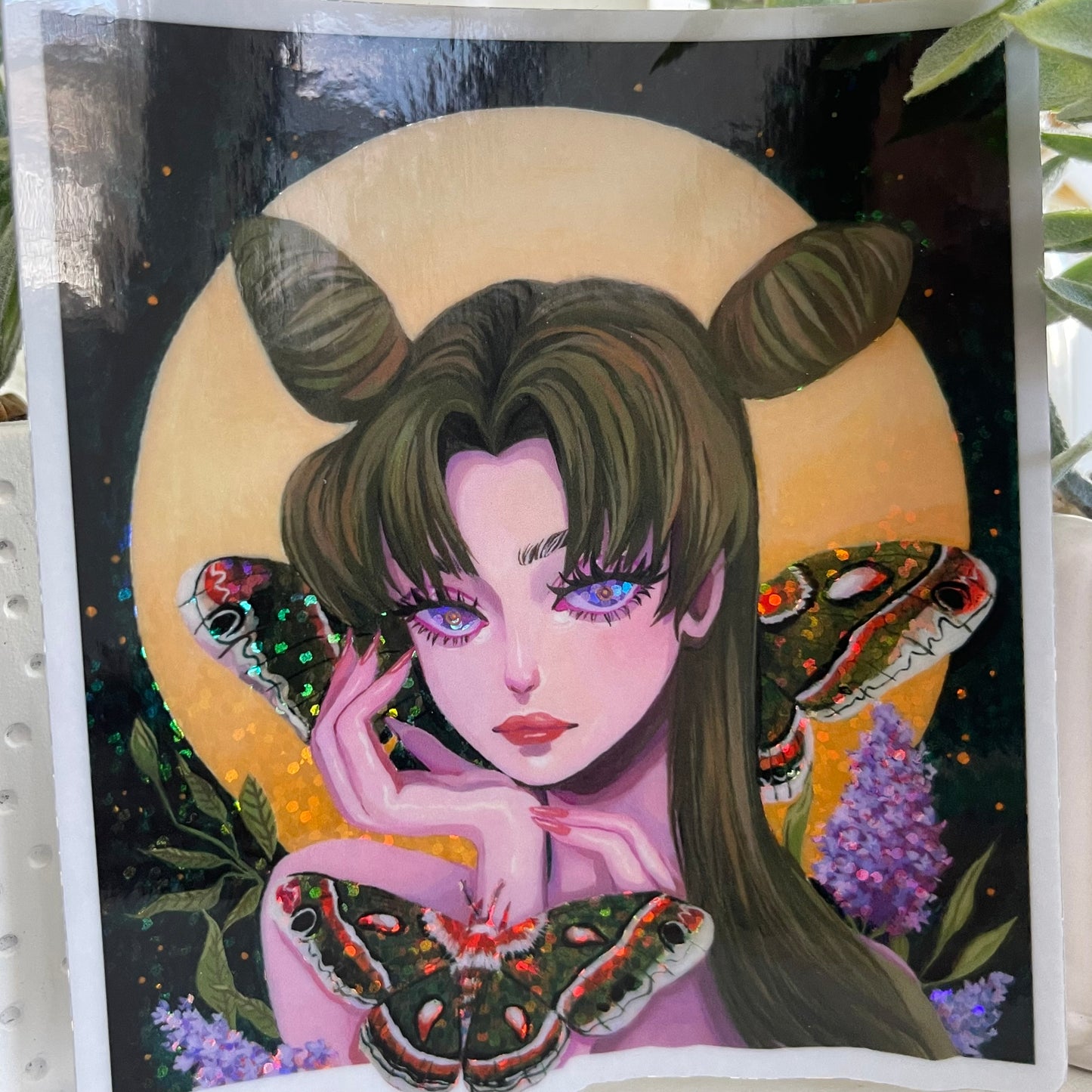 Cecropia Moth (Sticker)