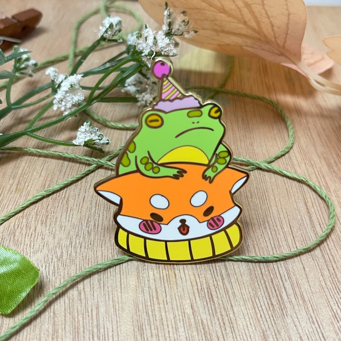 Shiba Toad Enamel Pin