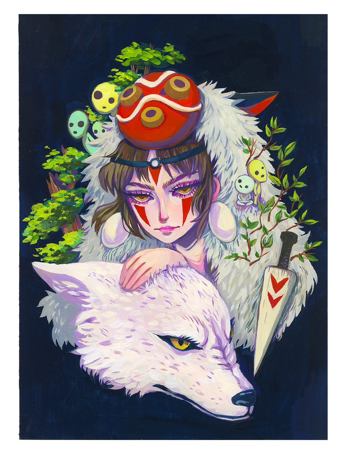 Princess Mononoke Print Princess Mononoke Poster Tostadora princess-mononoke-print-princess-mononoke-poster-tostadora