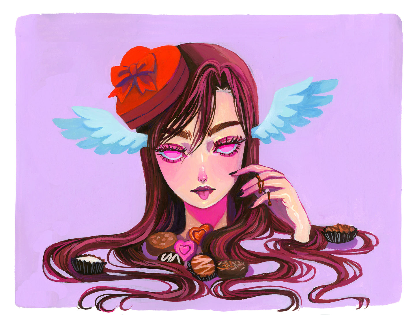 Valentine Chocolate Angel