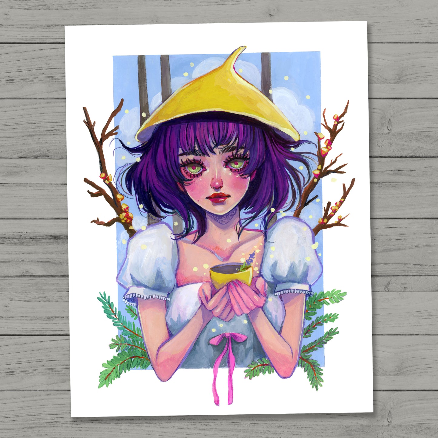Alpine Jelly Cone Girl with Teacup