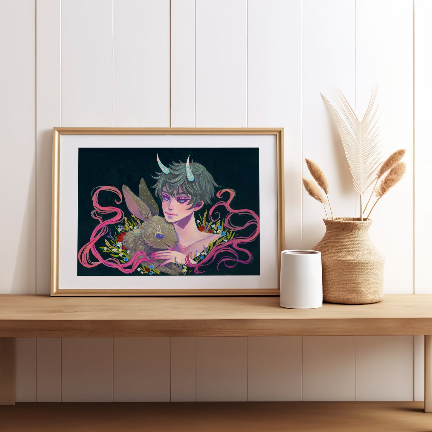 Rabbit and Ethereal Guardian