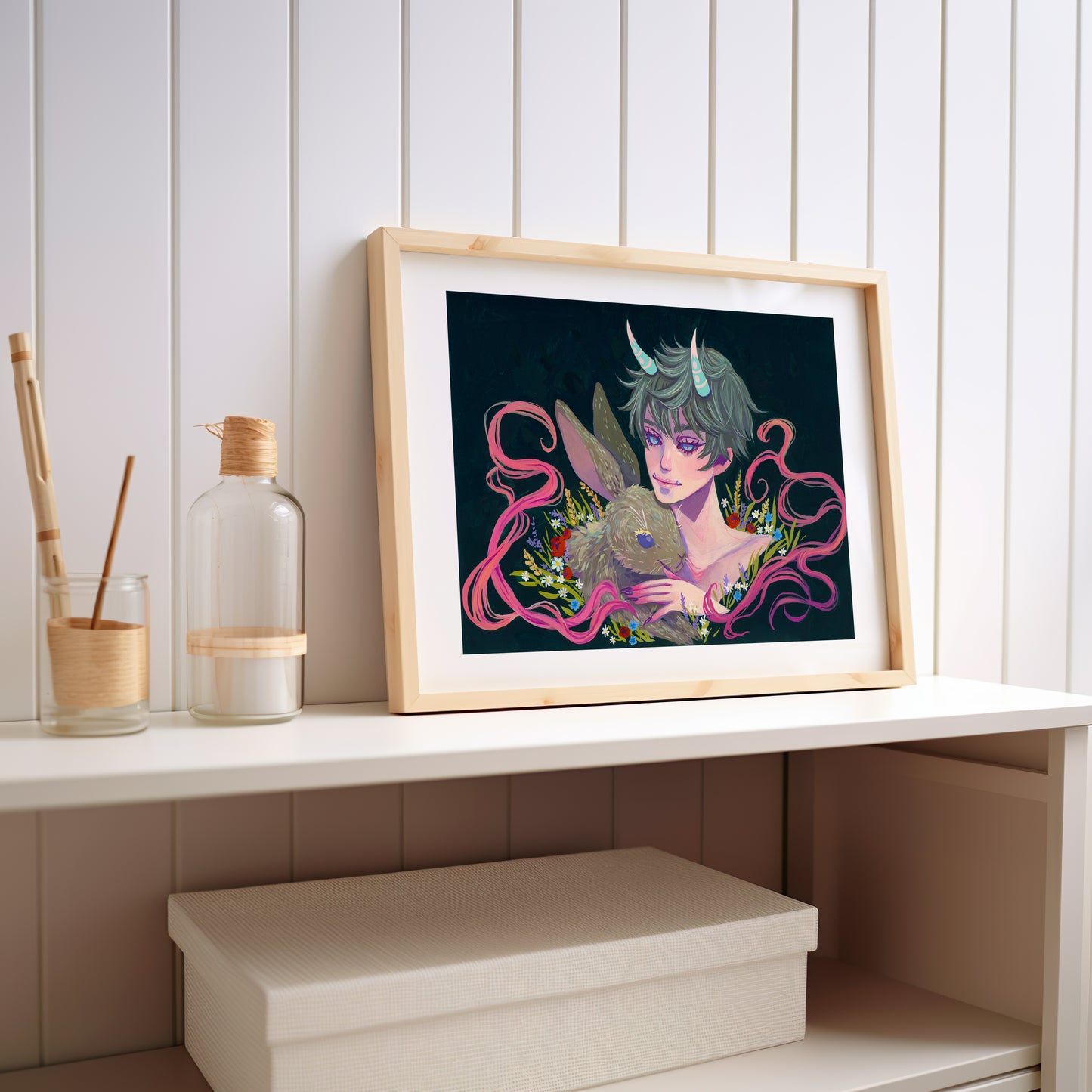 Rabbit and Ethereal Guardian