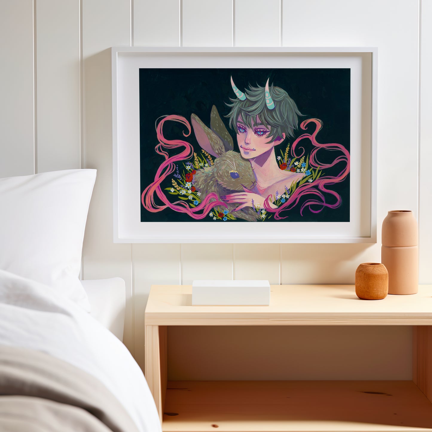 Rabbit and Ethereal Guardian