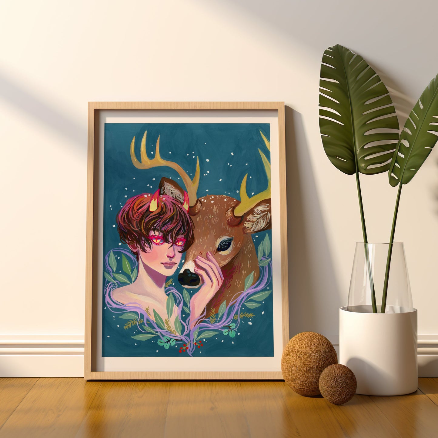 Deer and Oni Guardian