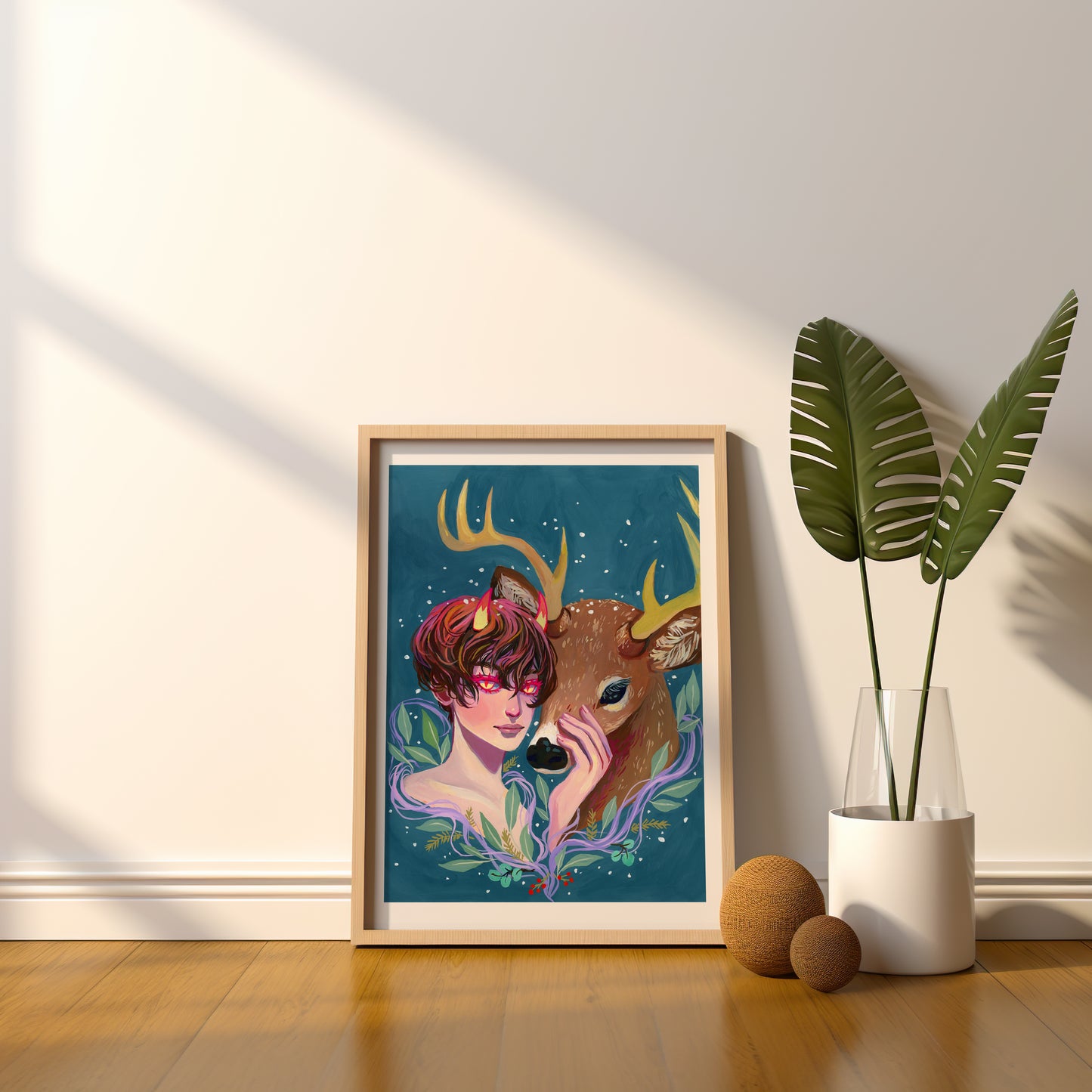 Deer and Oni Guardian