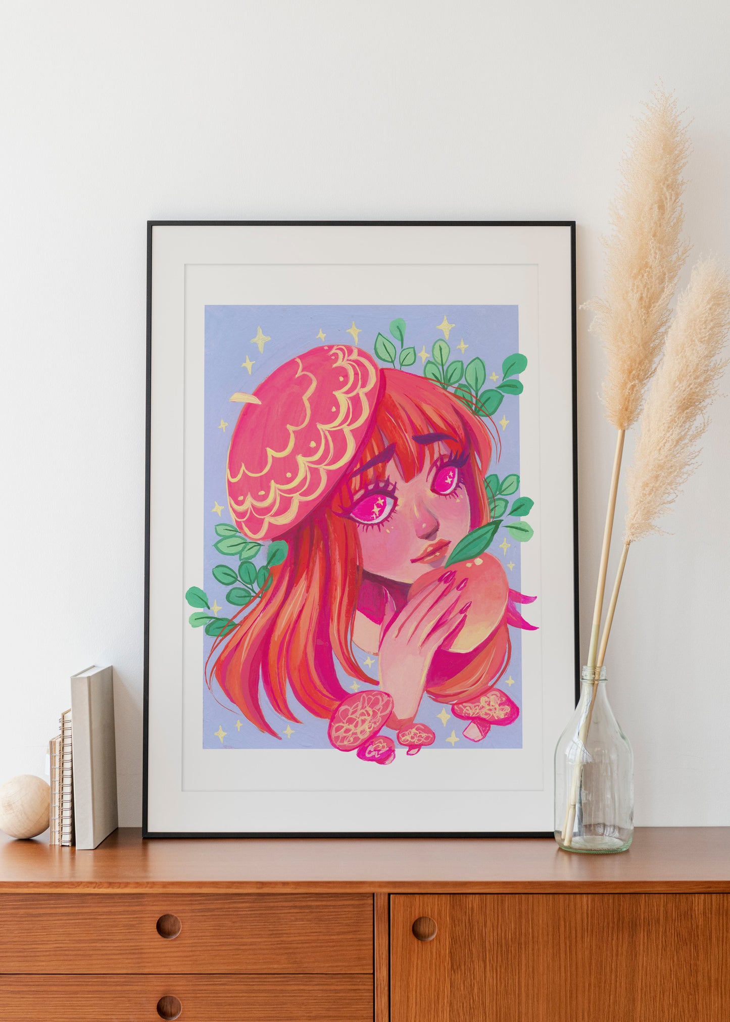 Wrinkled Peach Mushroom Damsel
