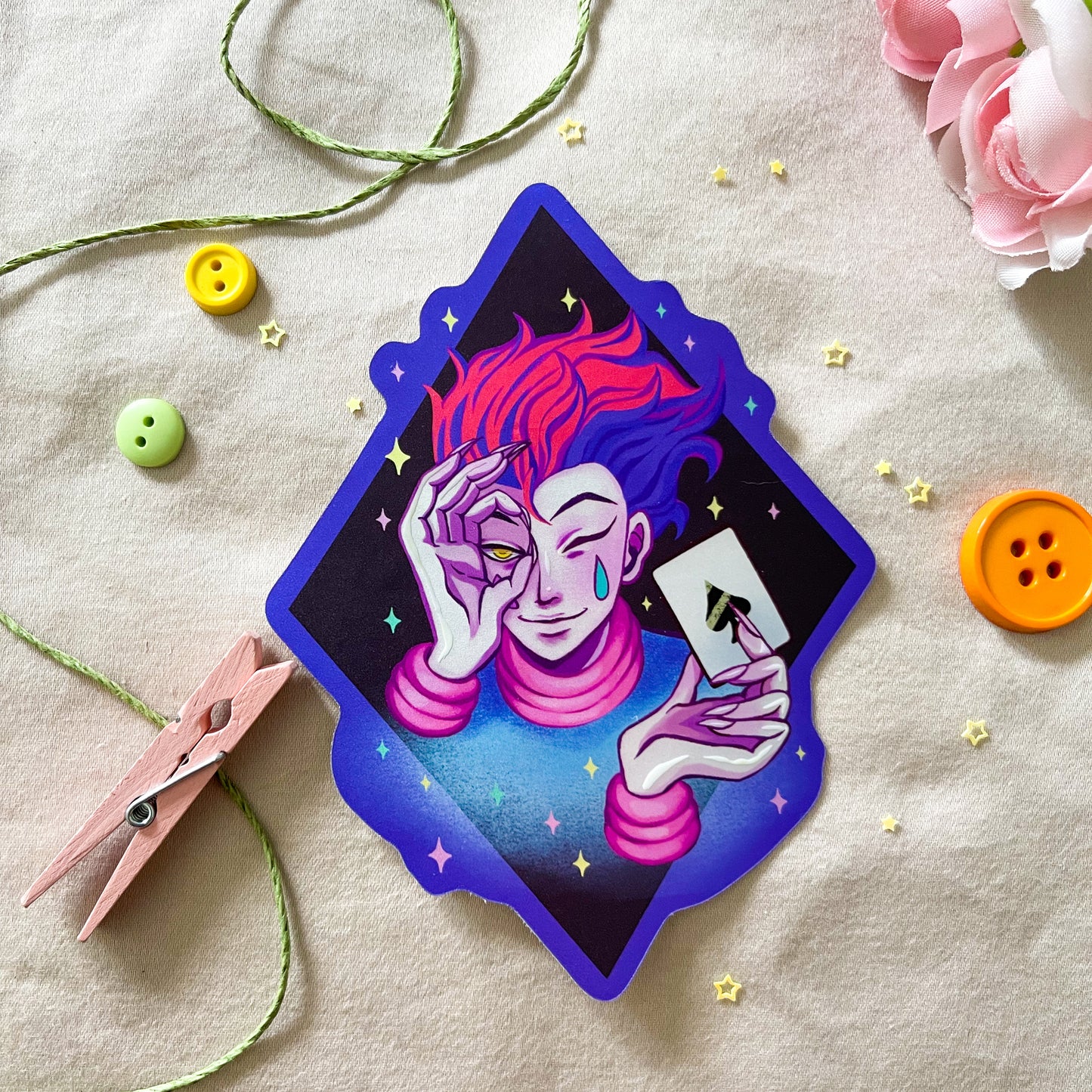 Hisoka Sticker (Holo)