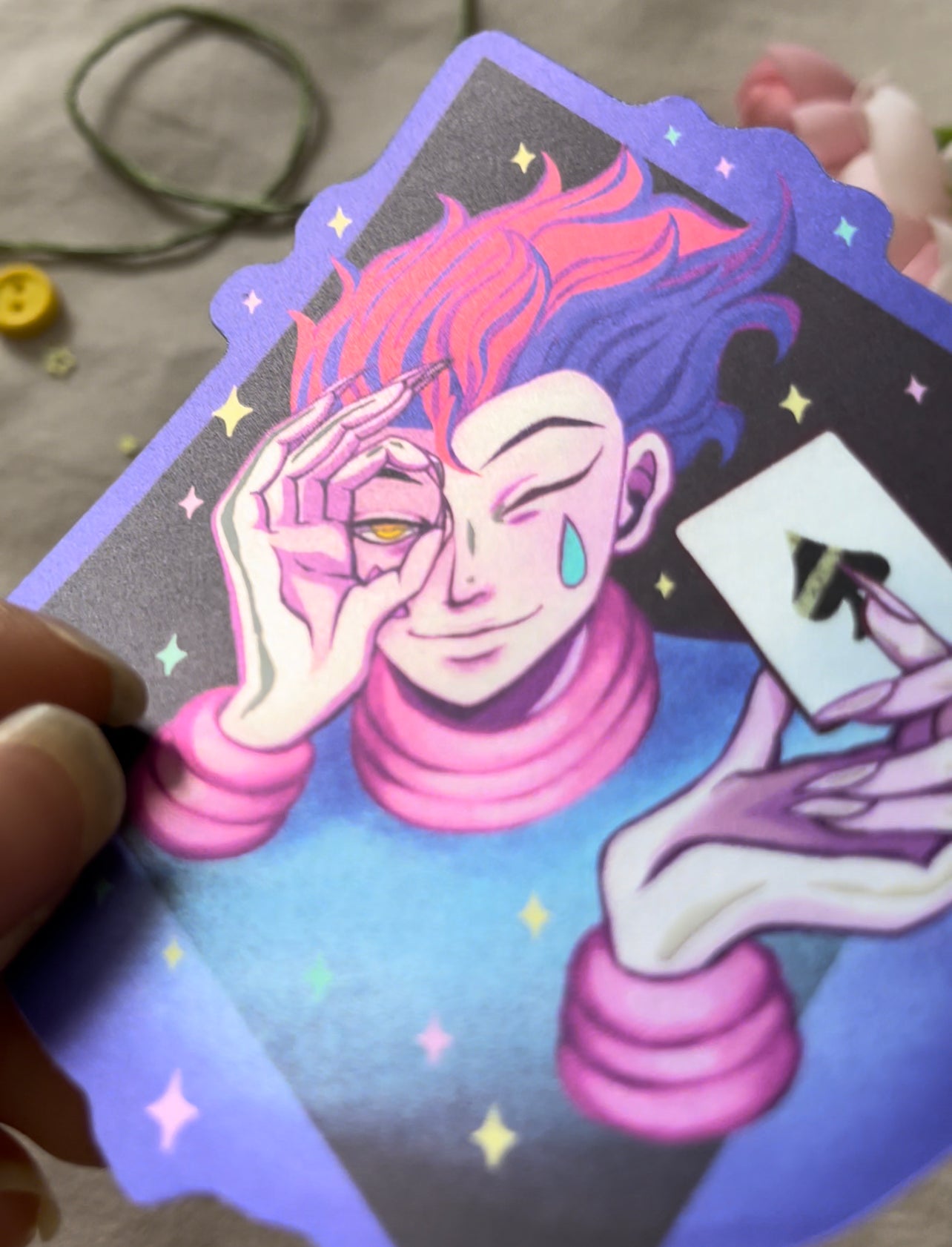 Hisoka Sticker (Holo)