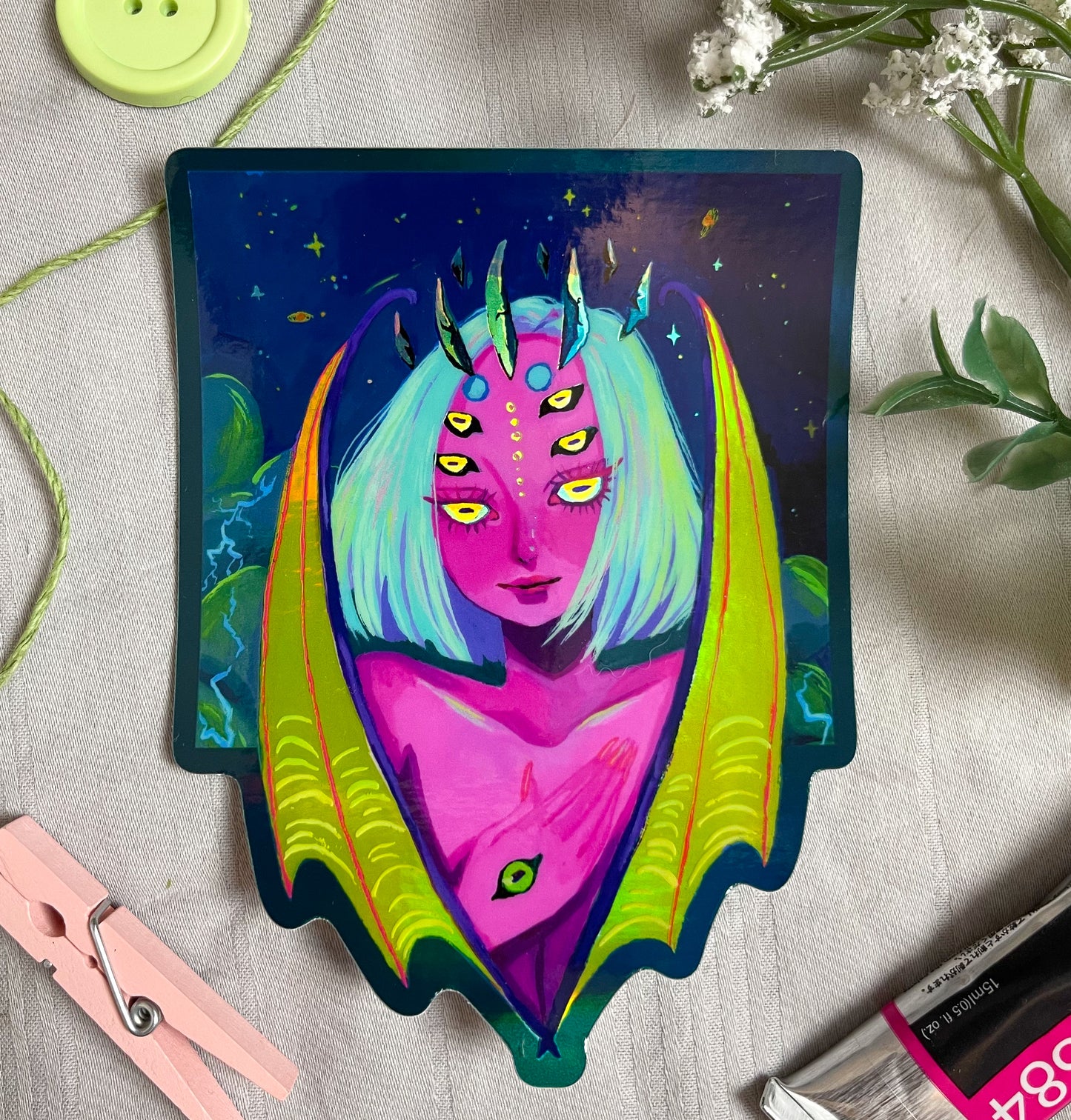 First Encounter Sticker (Holo)