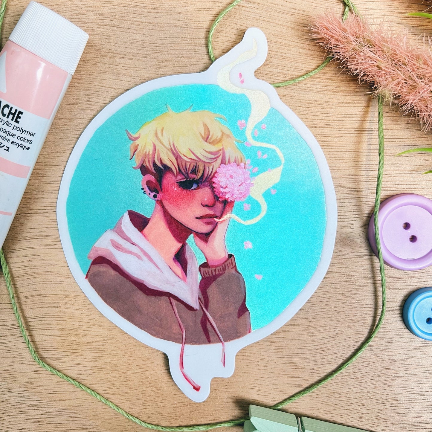 Hydrangea Boy (Holo)