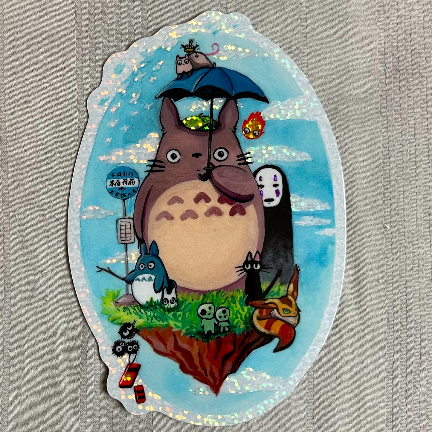 Ghibli Crew Sticker (Holo)