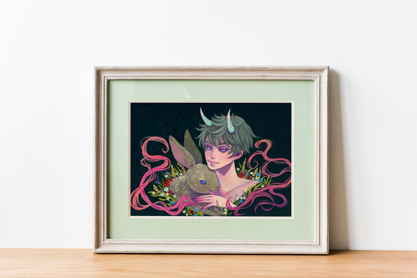 Rabbit and Ethereal Guardian