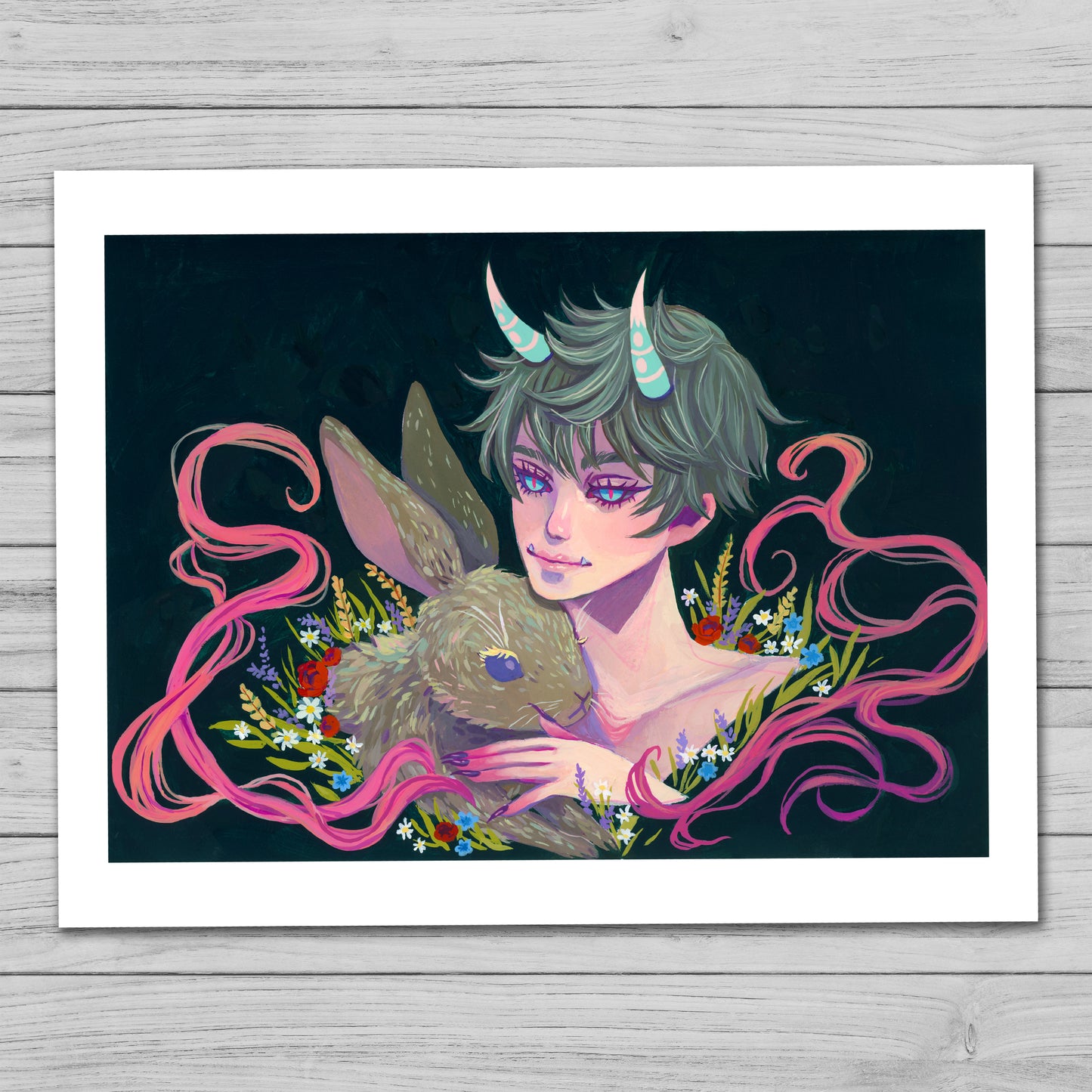 Rabbit and Ethereal Guardian