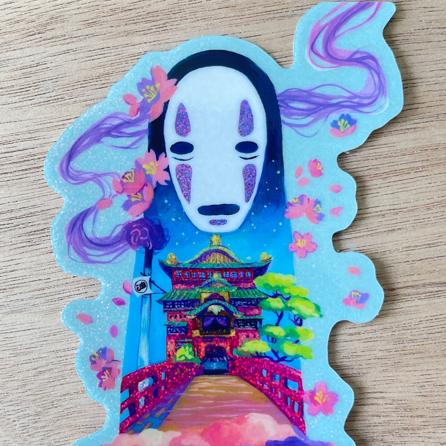 No Face Awaits You (Holographic Sticker)