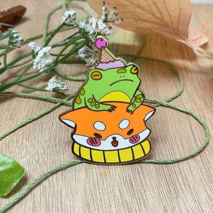 Shiba Toad Enamel Pin