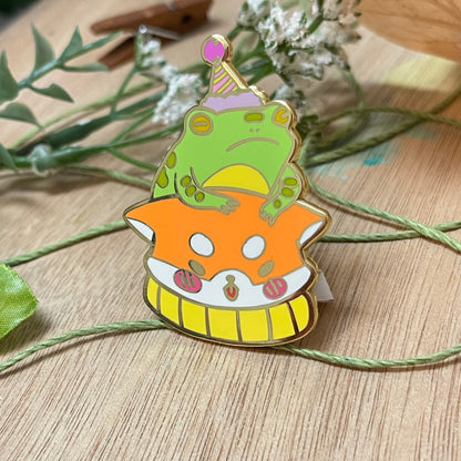 Shiba Toad Enamel Pin