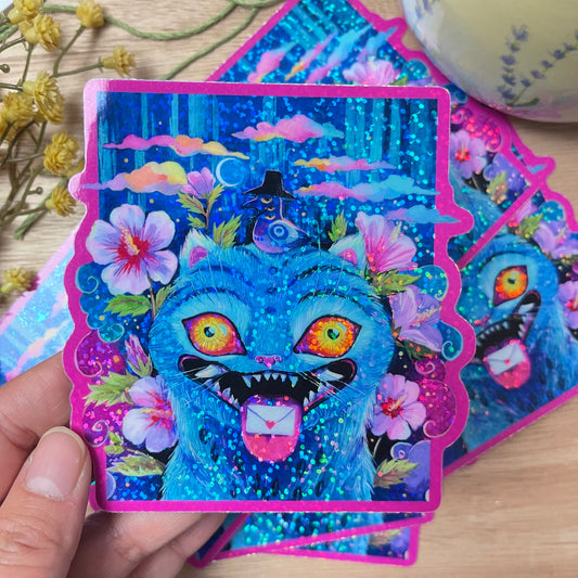 K-Pop Demon Hunters Derpy (Vinyl Holographic Sticker)