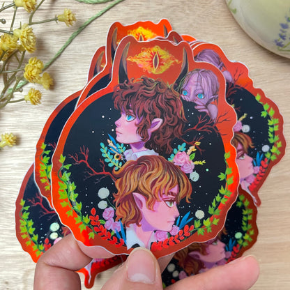 It's A Dangerous Business, Frodo- LOTR (Vinyl Sticker)