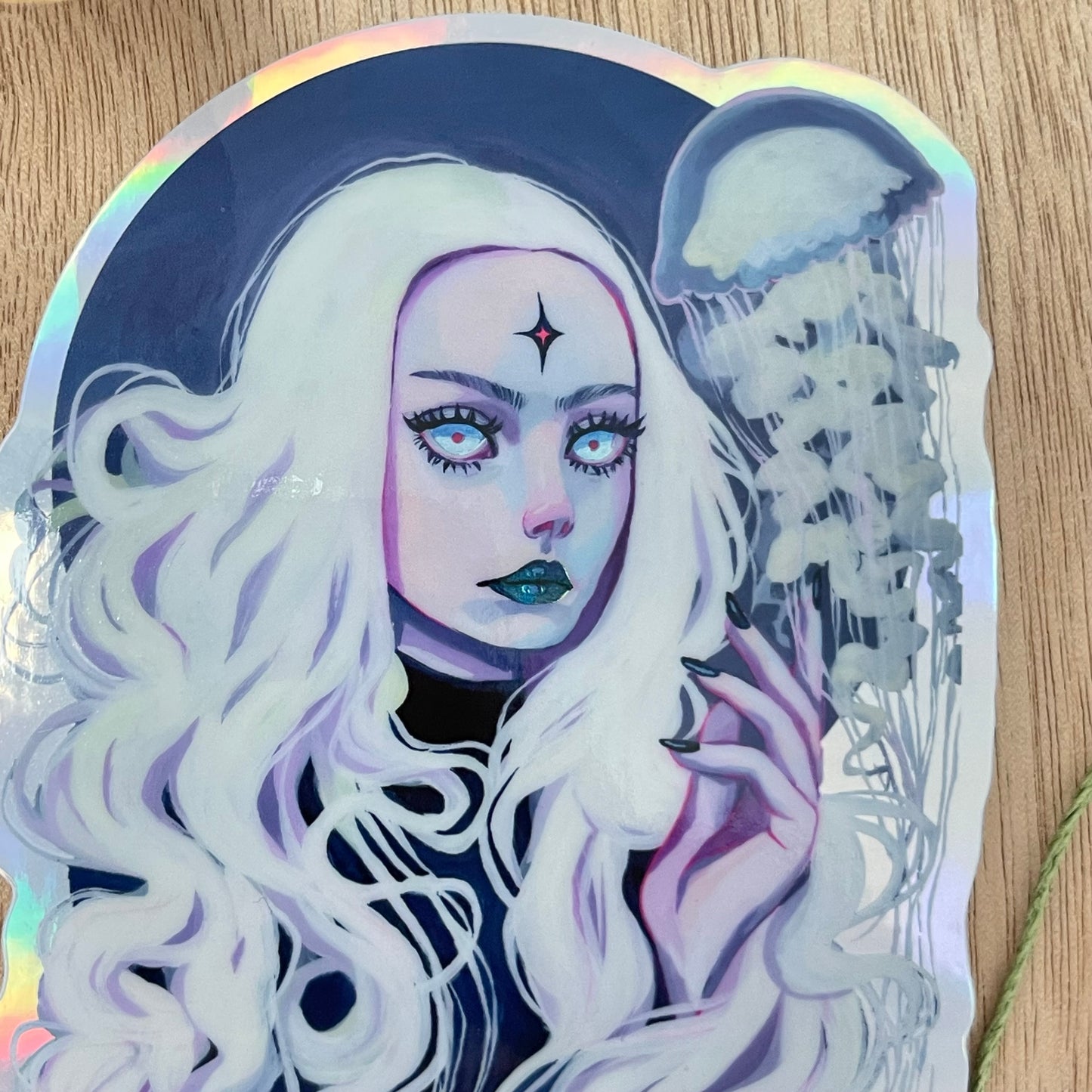 Jelly Fish Enchantress Sticker (Dark)