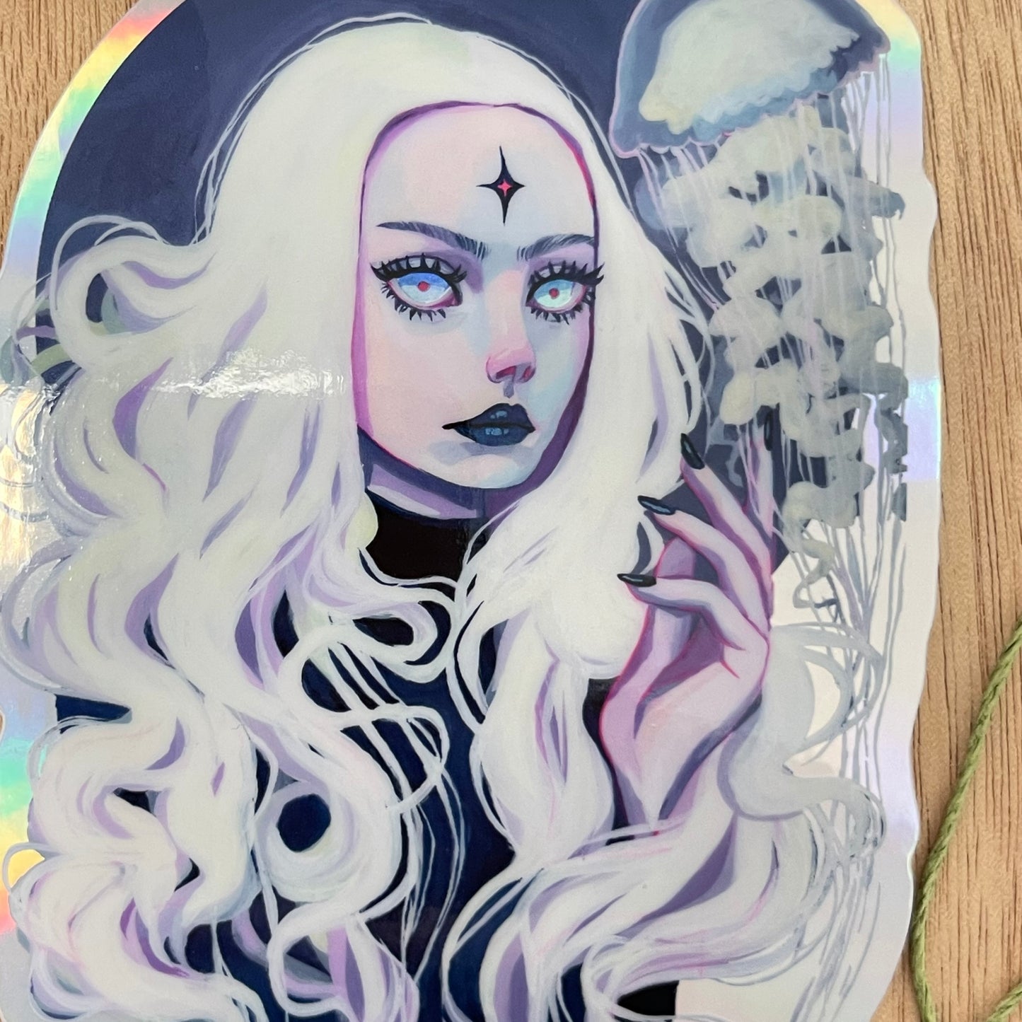 Jelly Fish Enchantress Sticker (Dark)