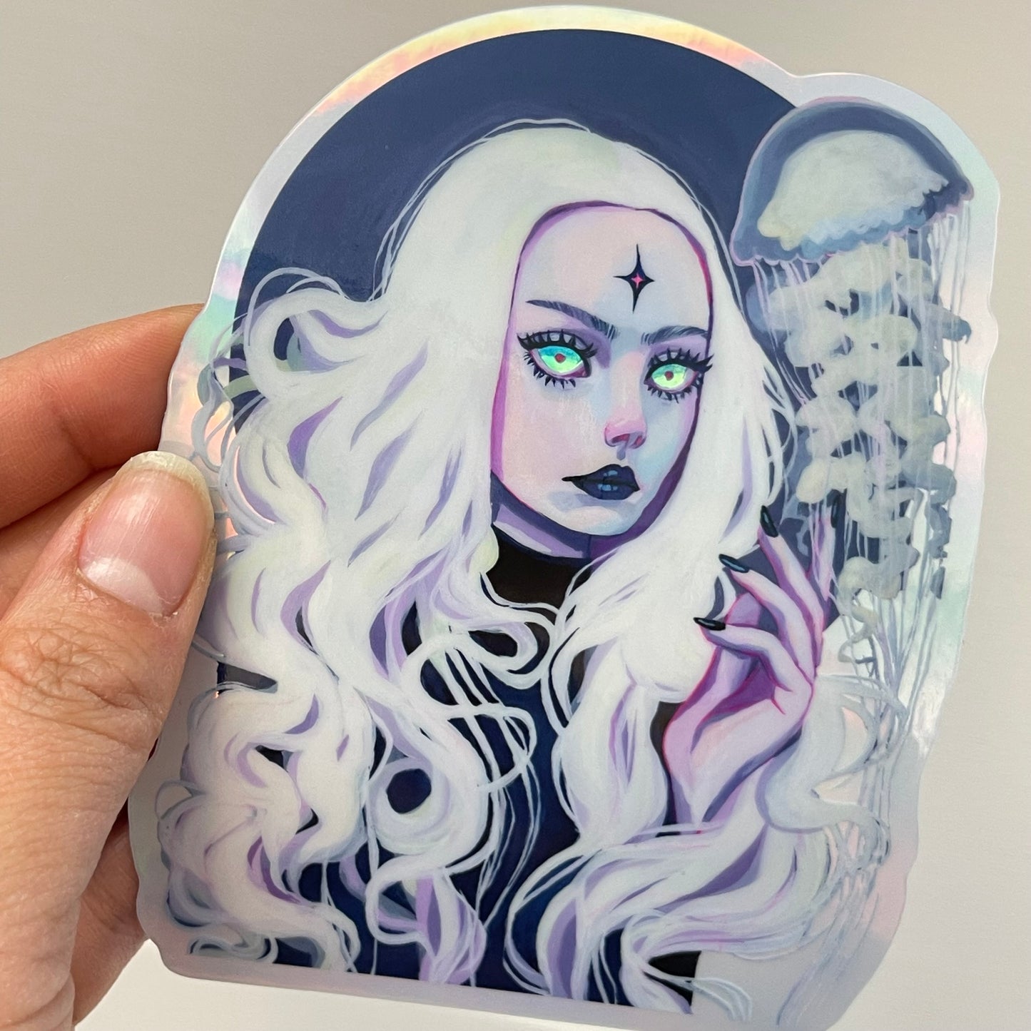 Jelly Fish Enchantress Sticker (Dark)