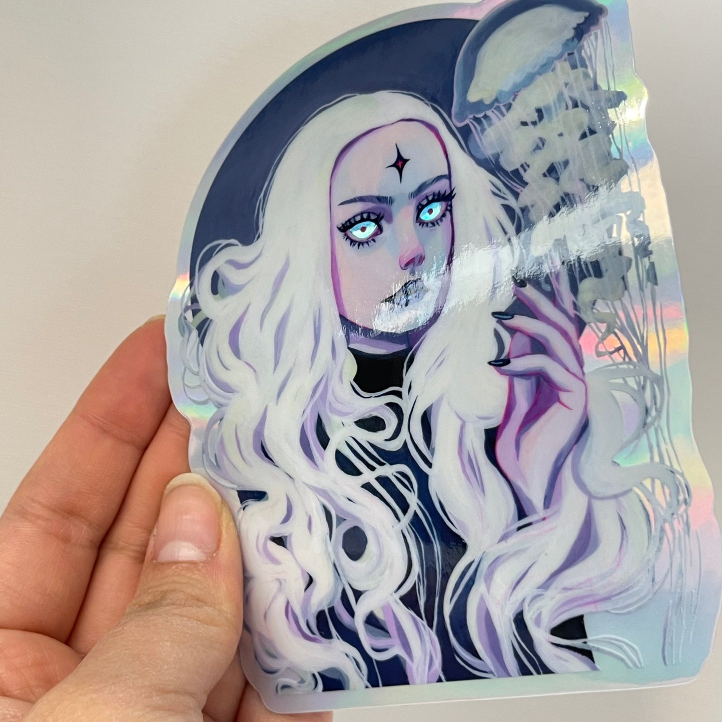 Jelly Fish Enchantress Sticker (Dark)