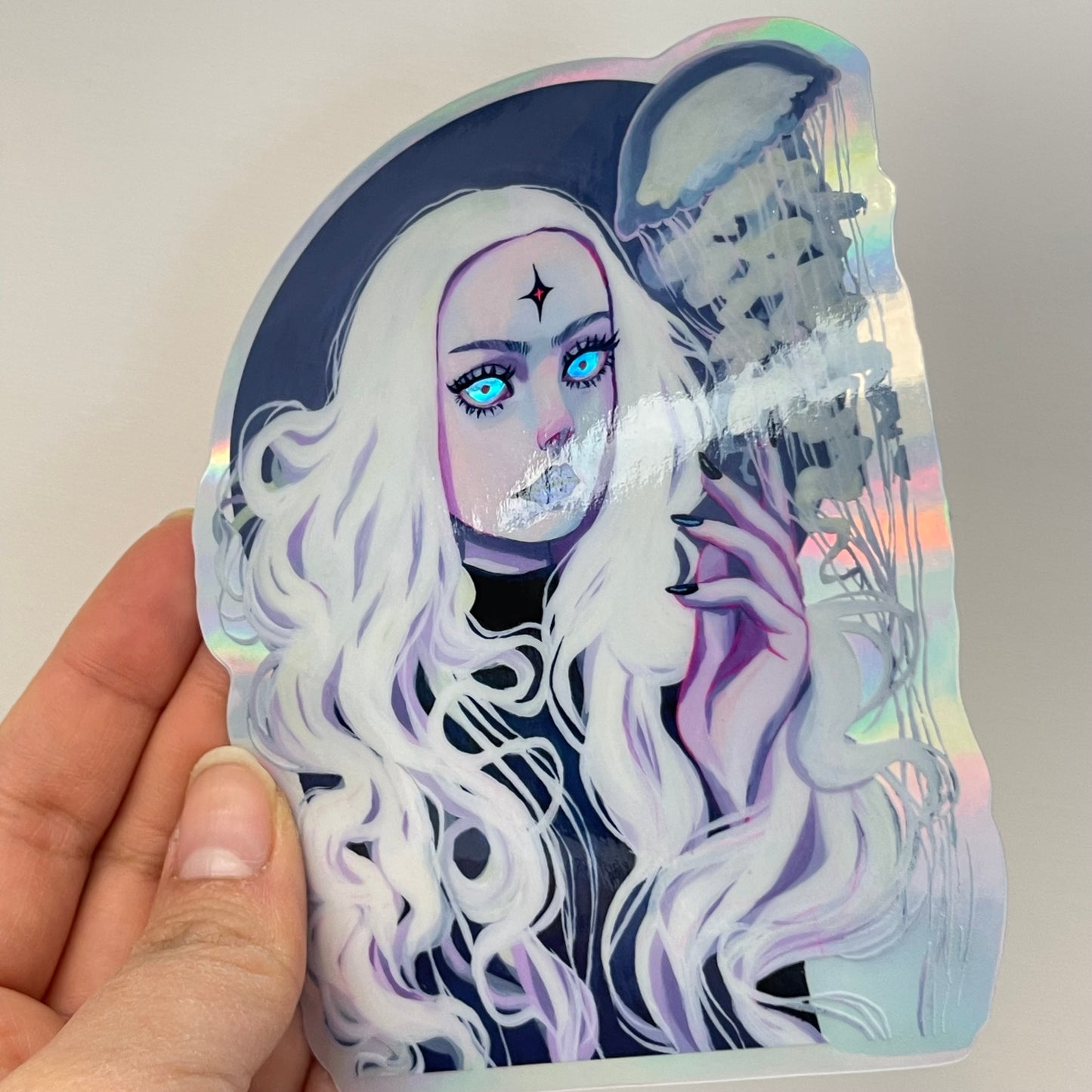 Jelly Fish Enchantress Sticker (Dark)