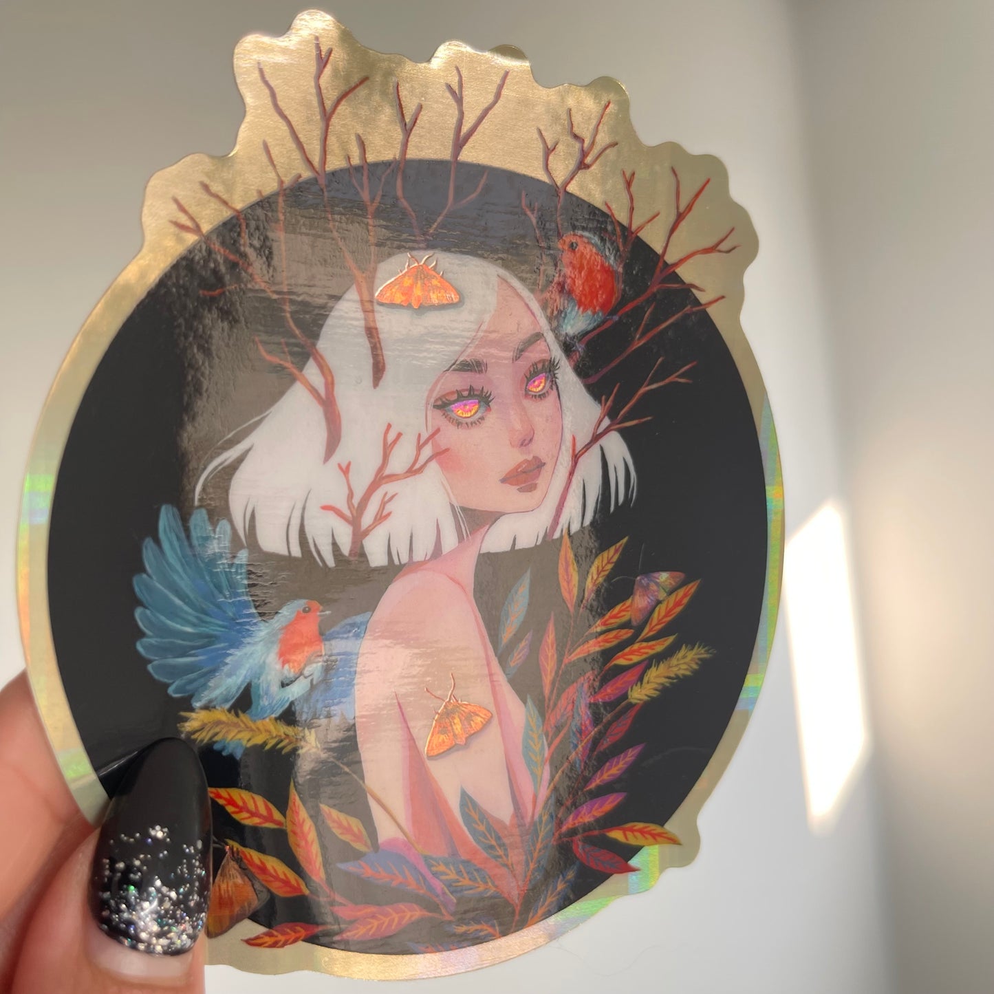 Whispers of Winter (Holograhic Sticker)