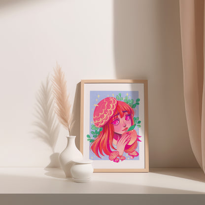 Wrinkled Peach Mushroom Damsel