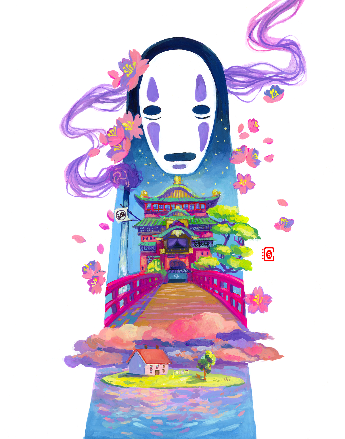 イラスト アート 「FLAT NOSE」 No.11 イラスト アート 「FLAT NOSE