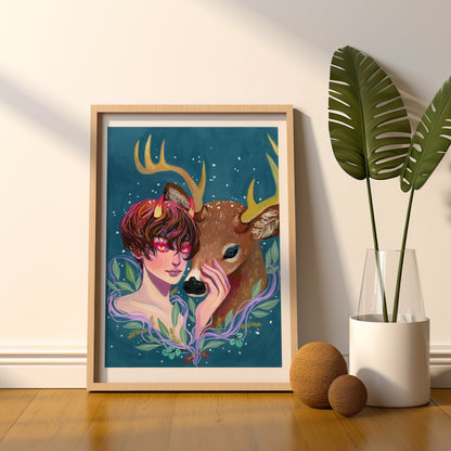 Deer and Oni Guardian