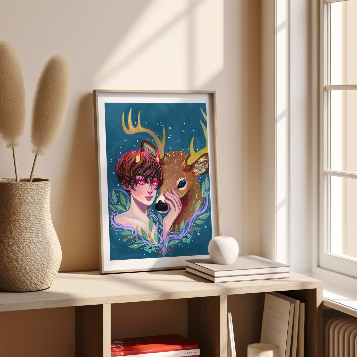 Deer and Oni Guardian