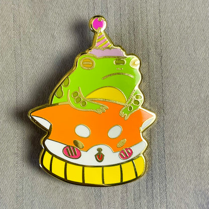 Shiba Toad Enamel Pin