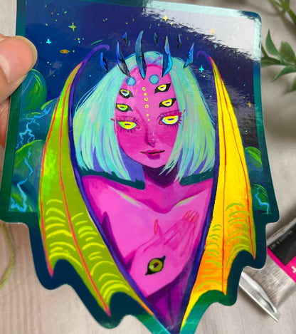 First Encounter Sticker (Holo)