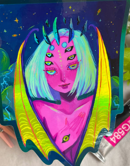 First Encounter Sticker (Holo)