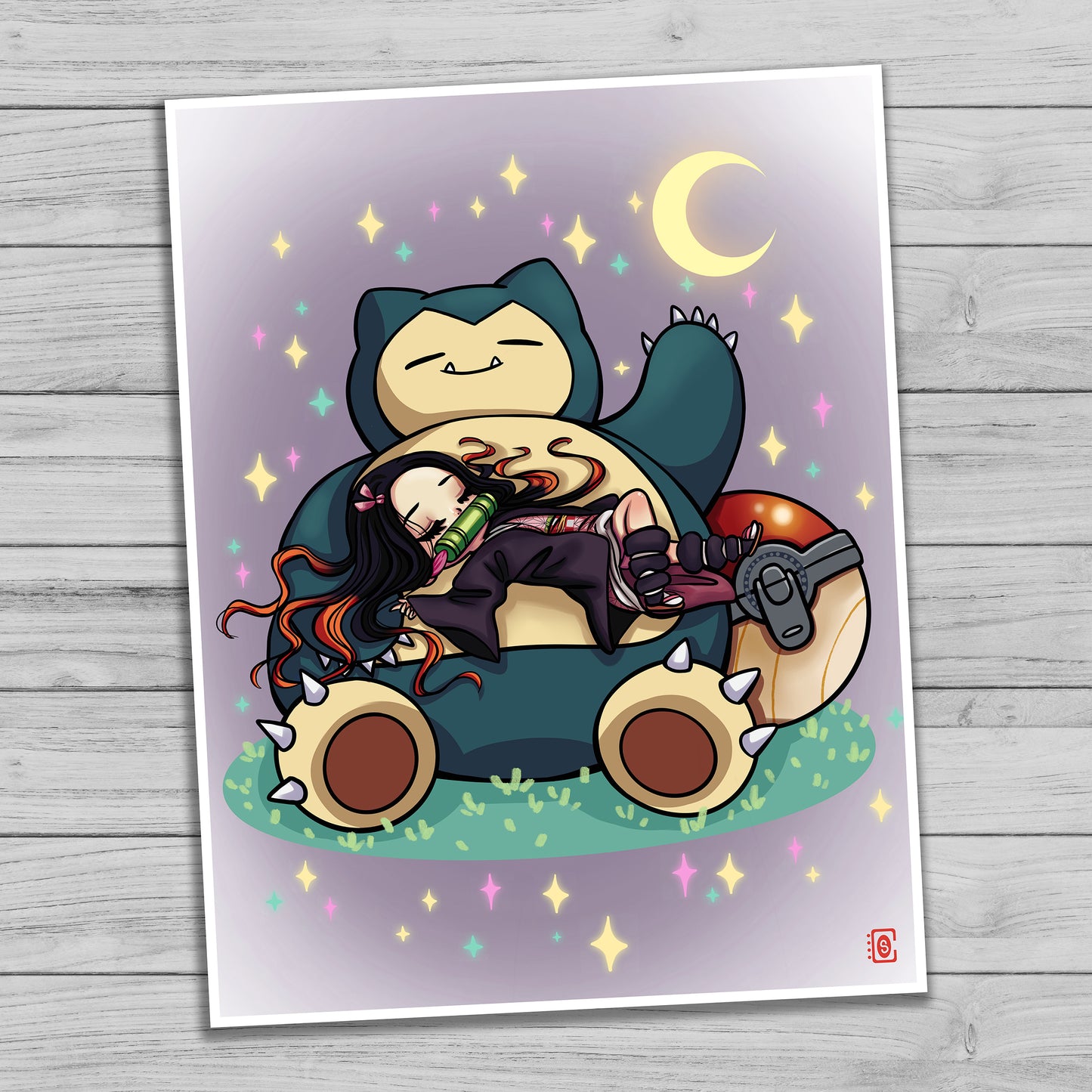 Nezuko and Snorlax Used Rest