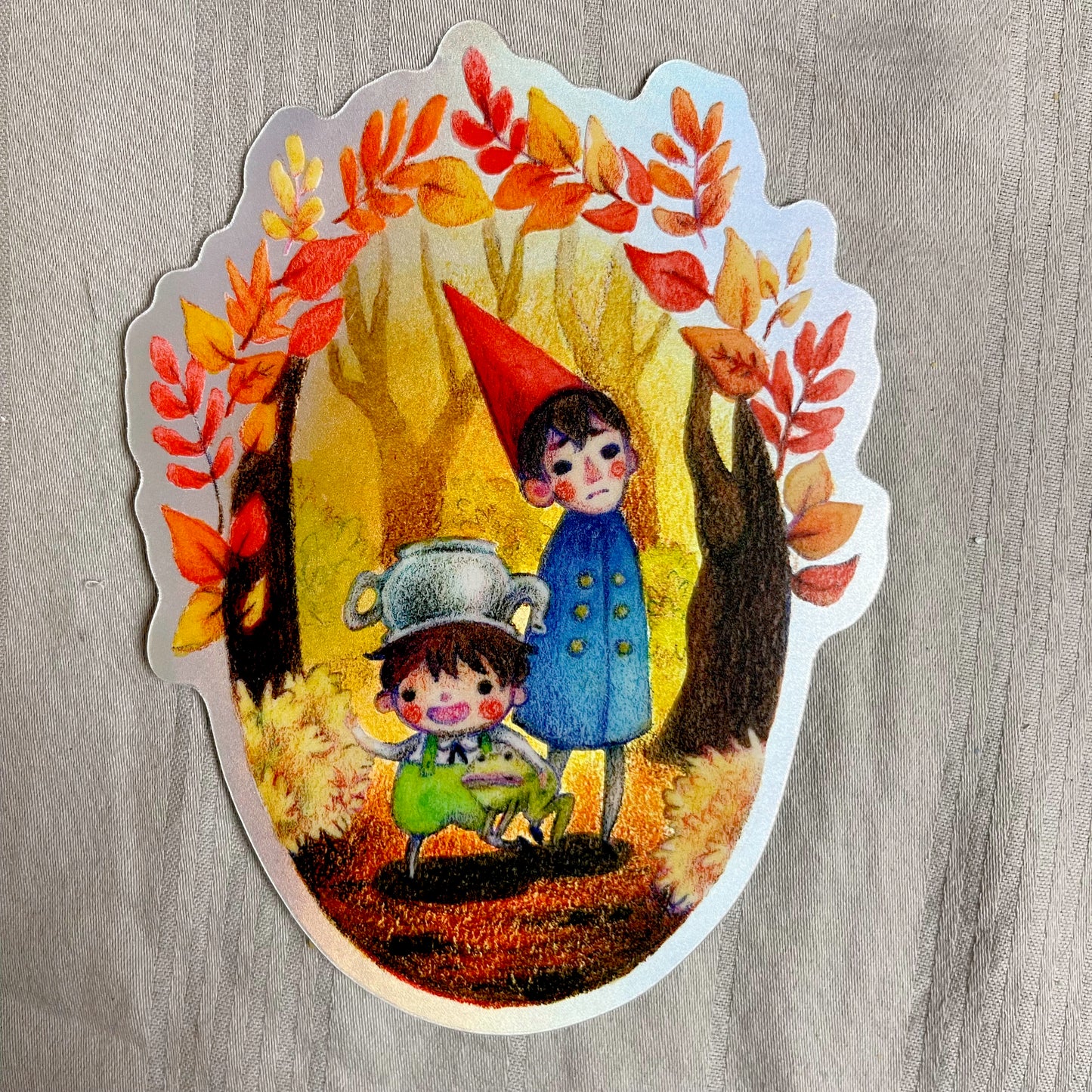 Over the Garden Wall Sticker (Holographic Sticker)