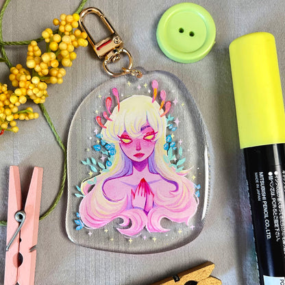 Miss Cordyceps Keychain