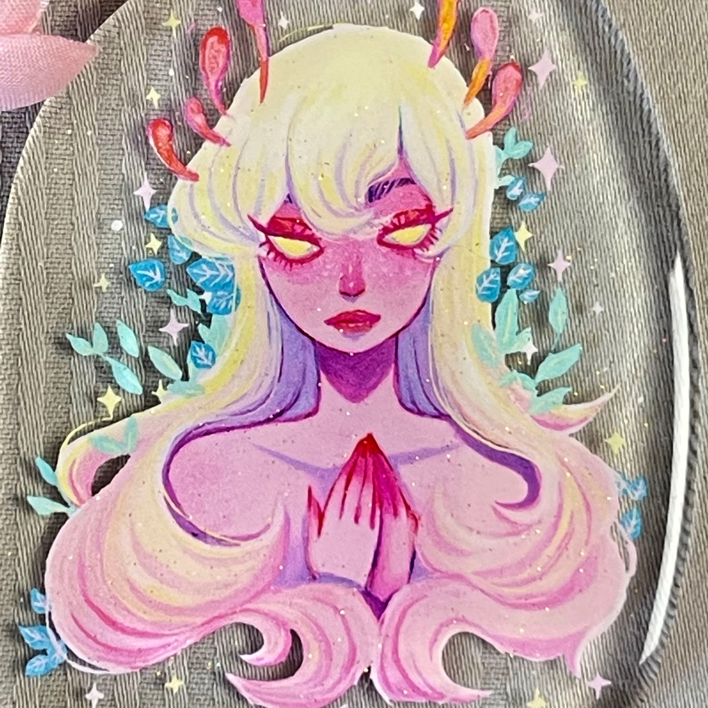 Miss Cordyceps Keychain