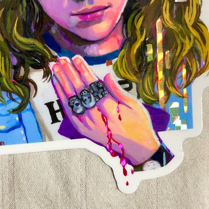 Eddie Munson Sticker (Holo)