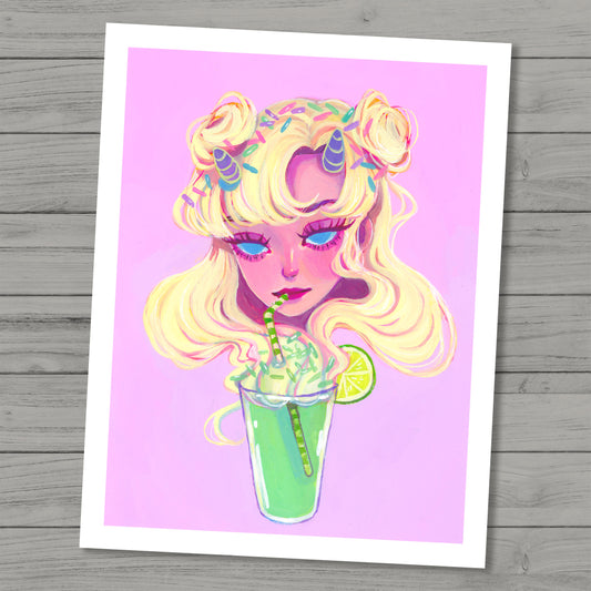 Lime Cream Soda Girl