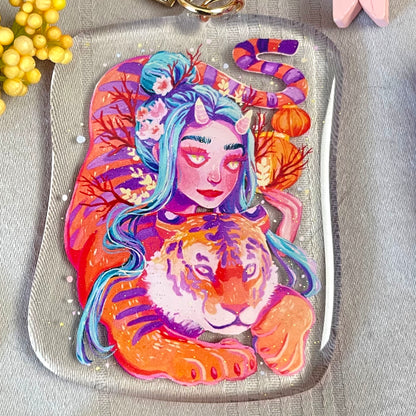 Oni Tigress Keychain
