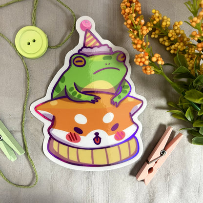 Shiba and Toad